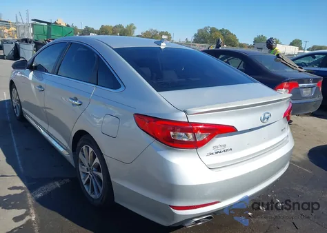 2015 Hyundai Sonata Sport из США, поврежденный, VIN 5NPE34AF4FH057434
